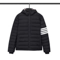 Thom BrownePremium Short Down Jacket - 90% Duck Down with Drawstring Hood