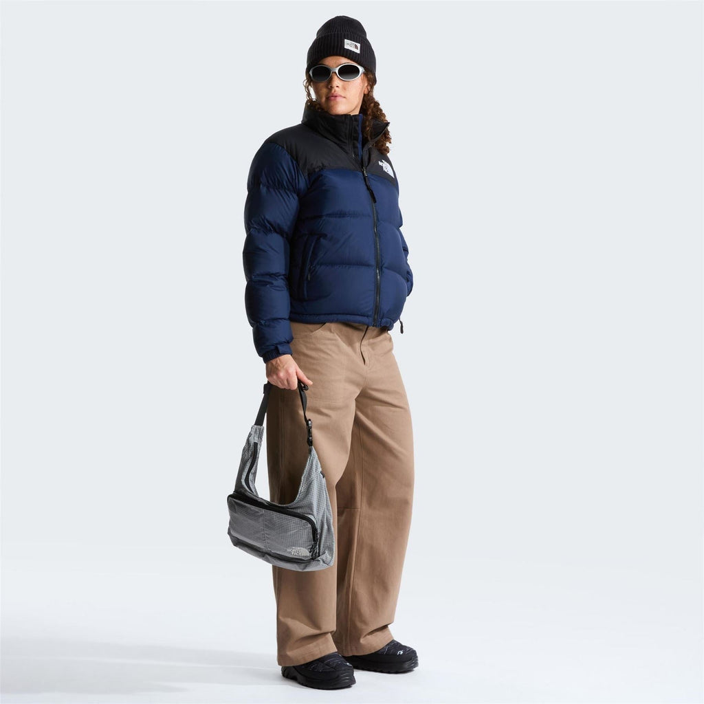 North Face Womens 1996 Retro Nuptse Water Resistant Goose Down Short Puffer Jacket