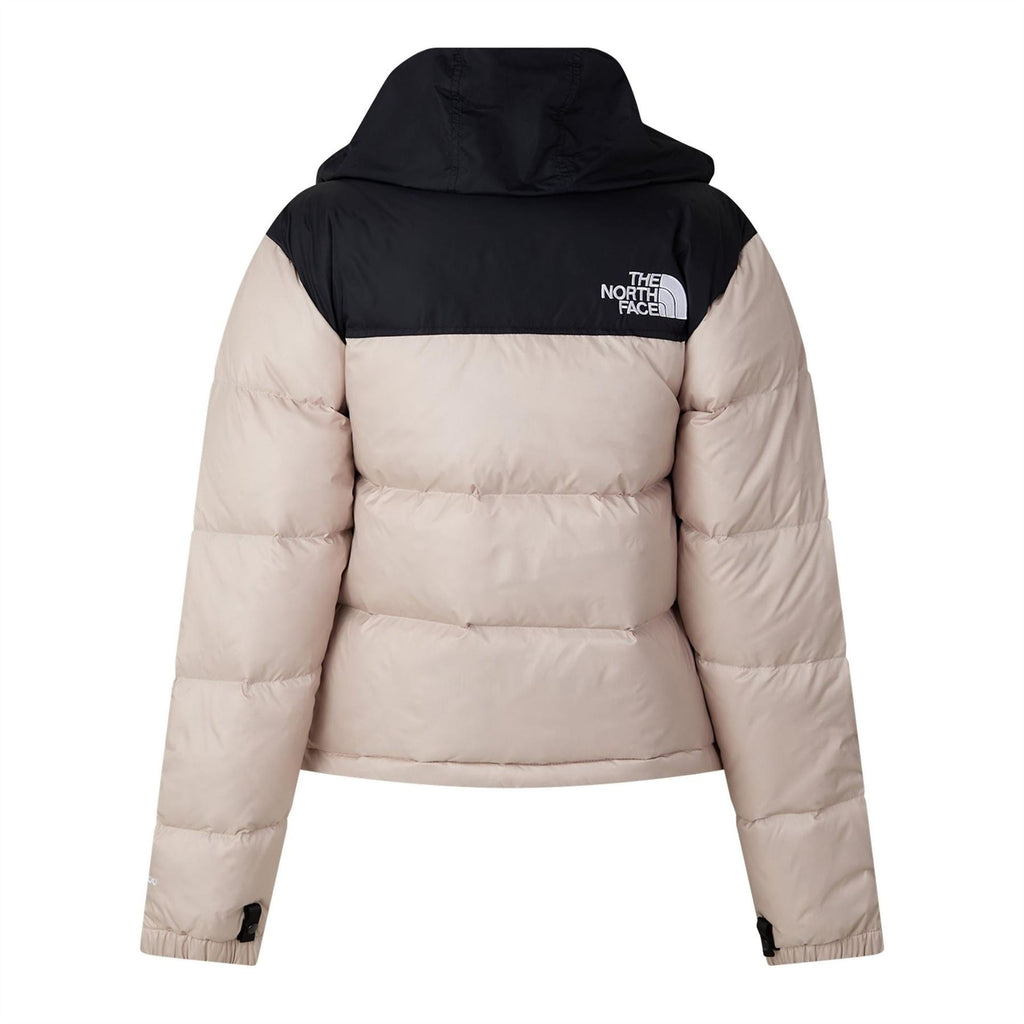 North Face Womens 1996 Retro Nuptse Water Resistant Goose Down Short Puffer Jacket