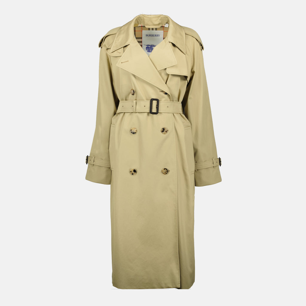 Castleford Beige Long Trench Coat
