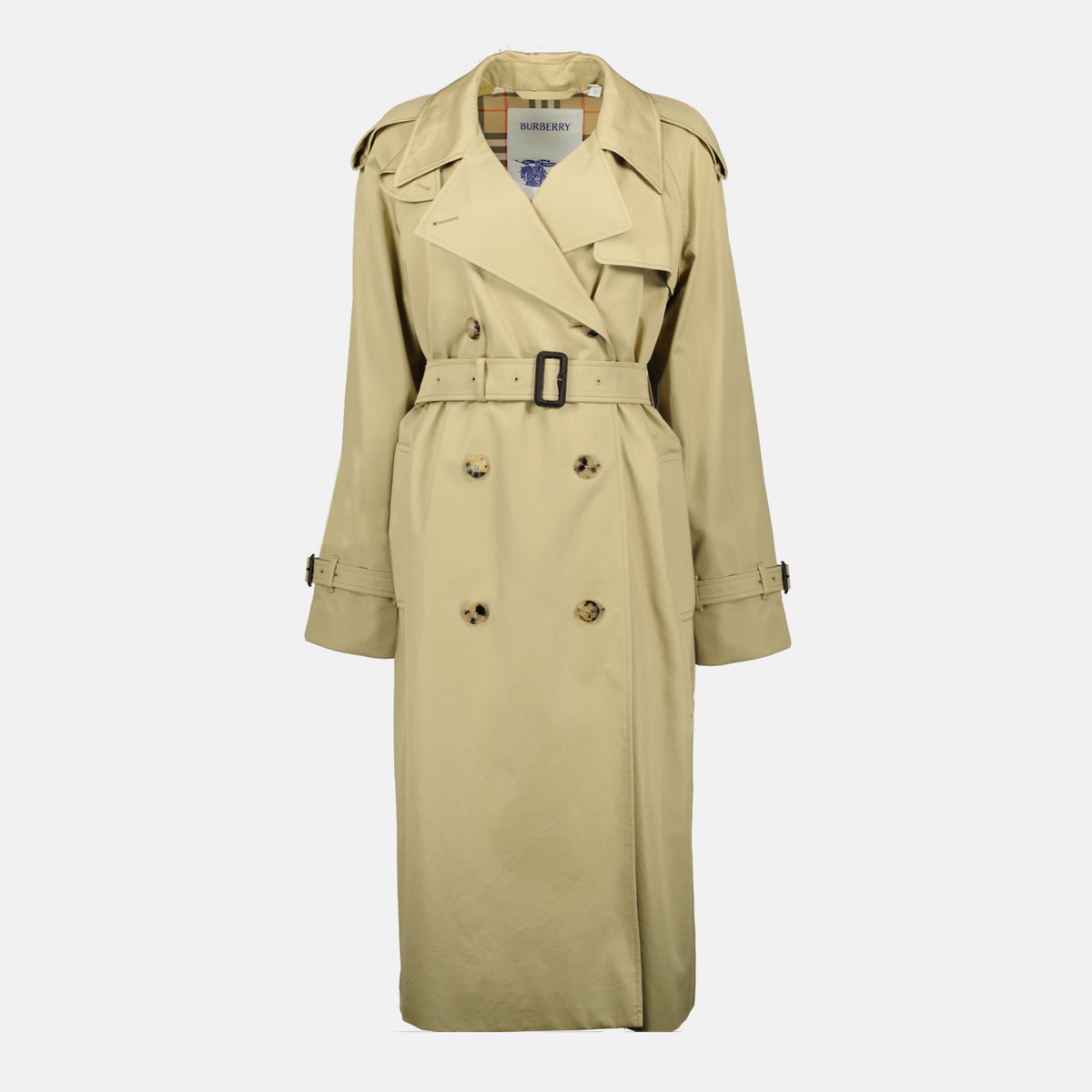 Castleford Beige Long Trench Coat