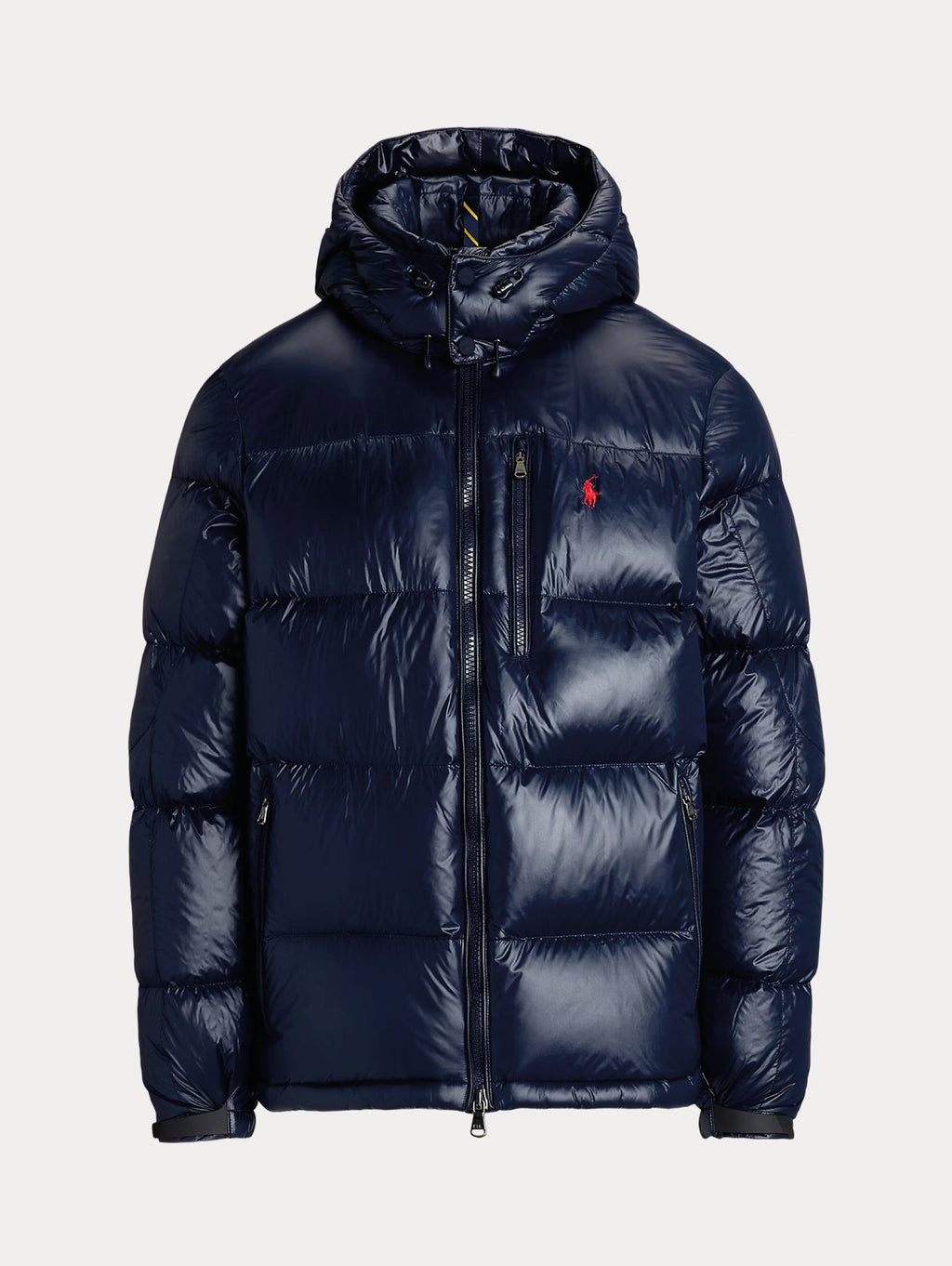 Glossy Ripstop Down Jacket Blue