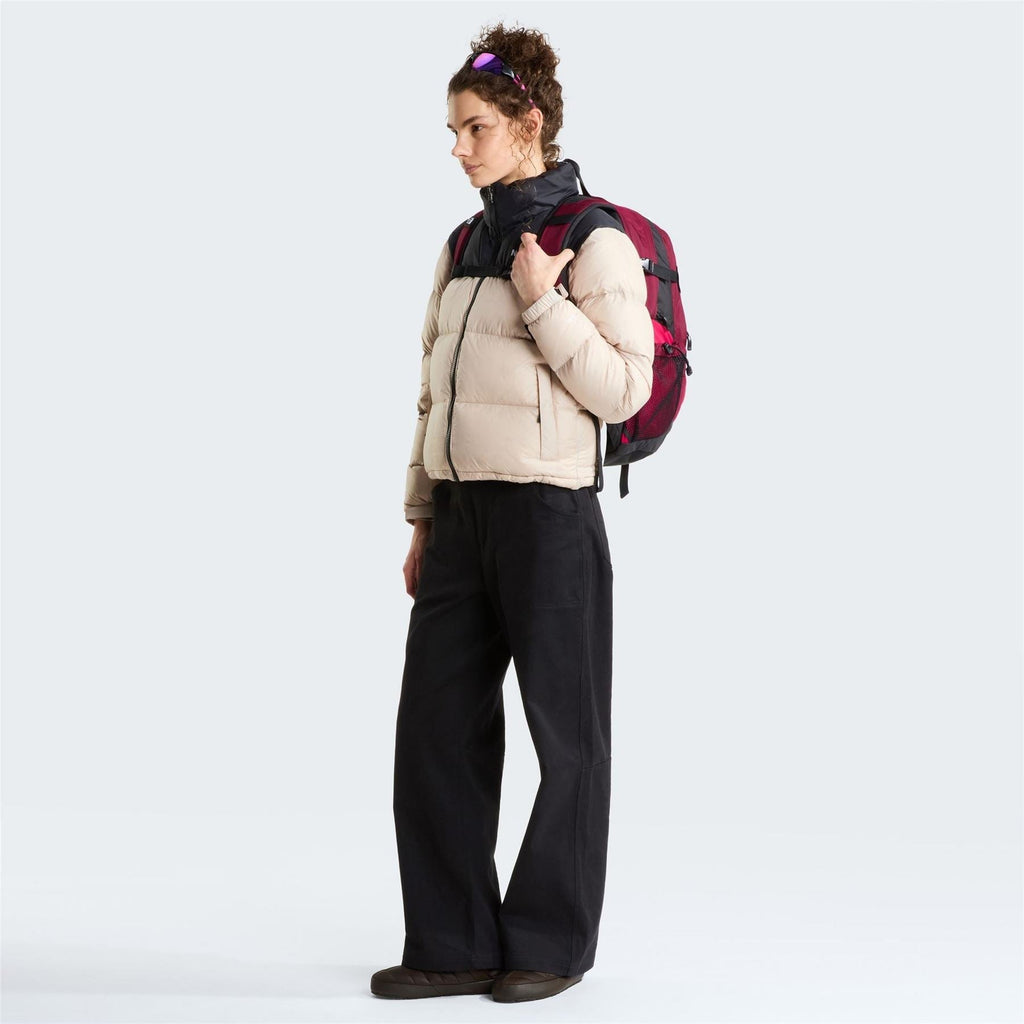 North Face Womens 1996 Retro Nuptse Water Resistant Goose Down Short Puffer Jacket