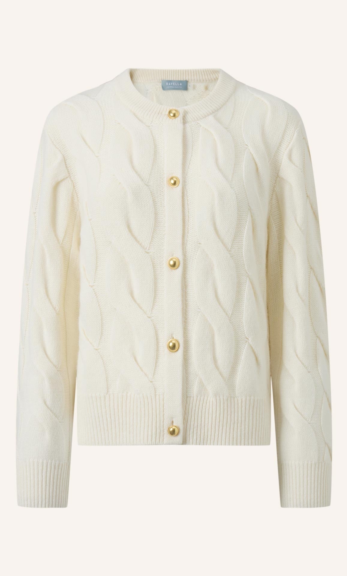 Chamonix Cable Cashmere Cardigan