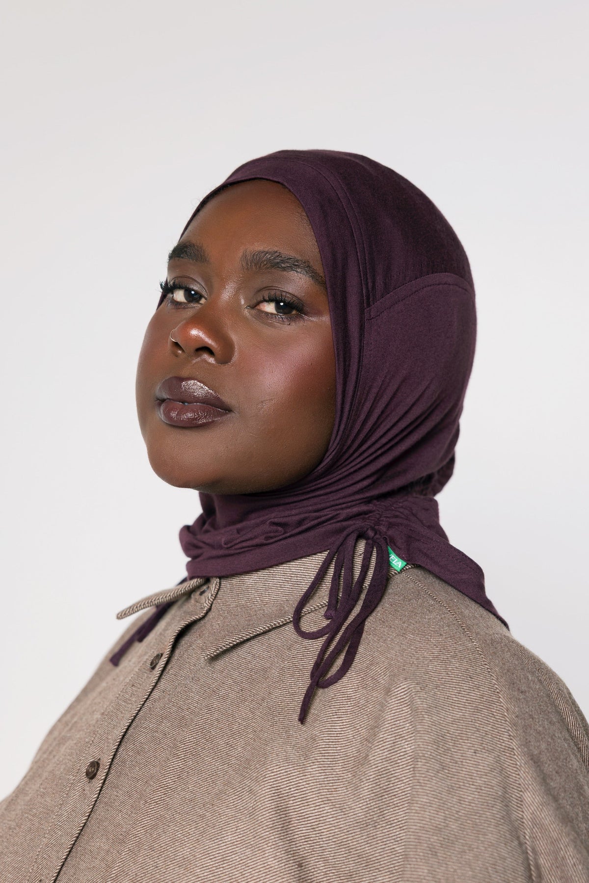 Deep Berry Ruching Lite