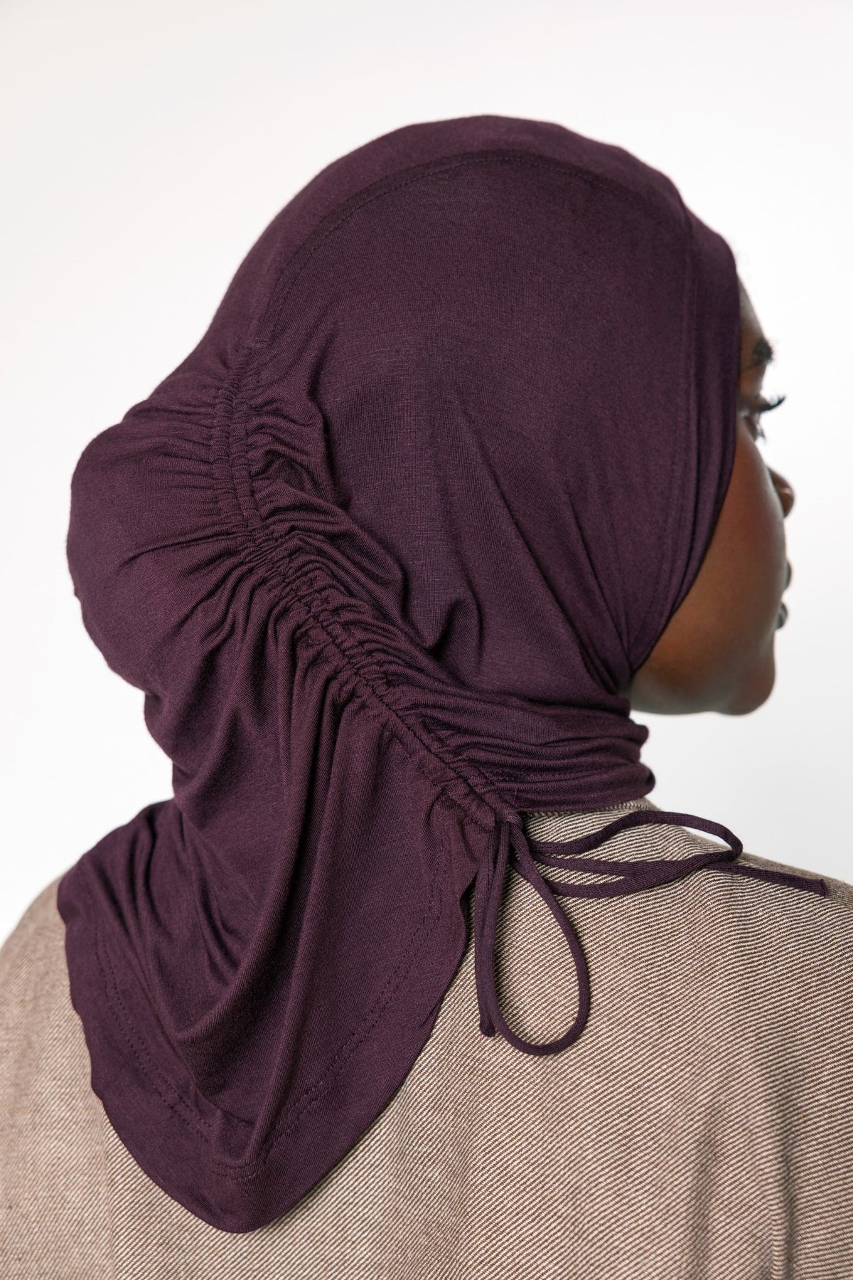 Deep Berry Ruching Lite
