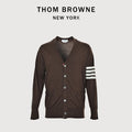 Thom Browne TB 26FW 4-Bar Superfine Wool Cardigan